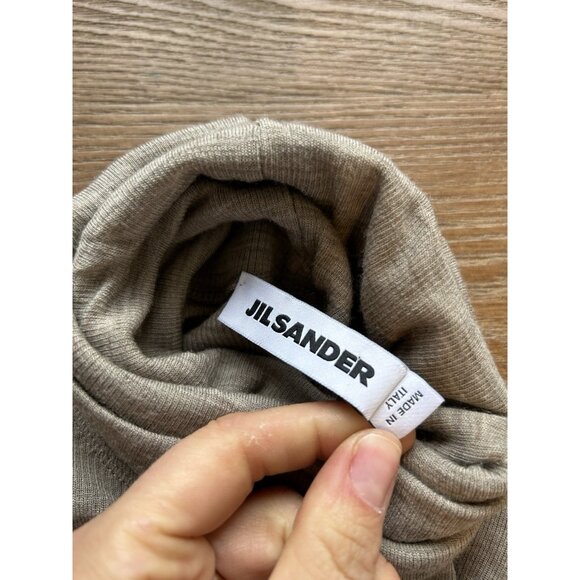 Jill Sander Ribbed Knit Turtleneck Shirt Quiet Luxury - Picture 3 of 7